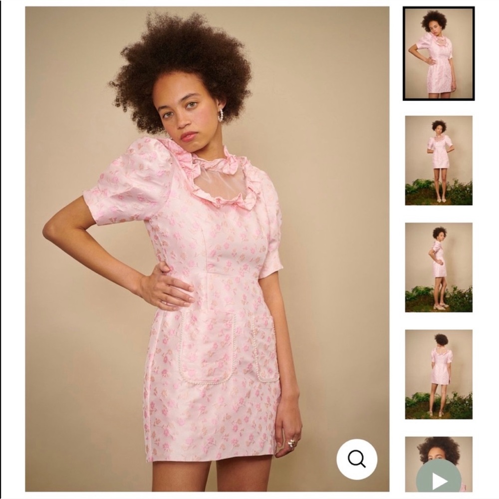 Sister Jane Mallow jacquard mini dress